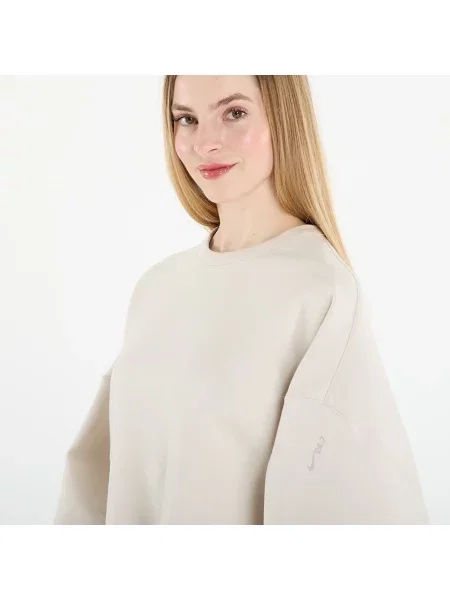 Суитшърт Nike ImpossiblySoft Dri-FIT Oversized Crew-Neck Top Lt Orewood Brn/ Lt Iron Ore XL