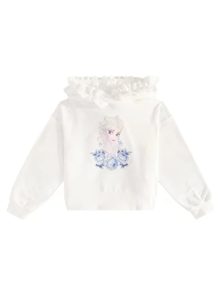 Hoodie Monnalisa λευκό