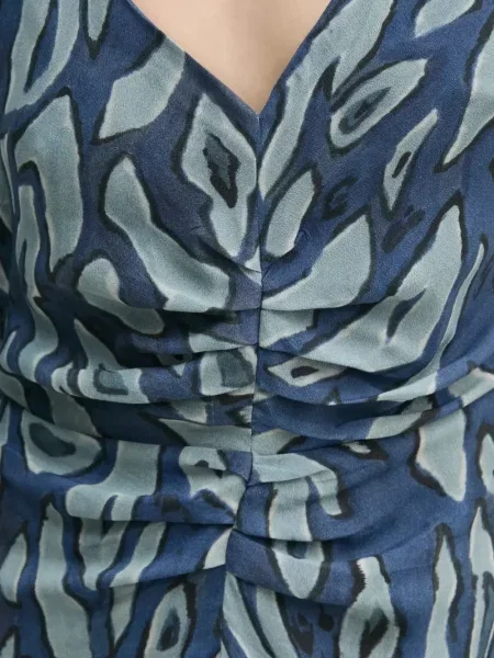 Midi haljina Hoss Intropia s printom s apstraktnim uzorkom iznad koljena plava