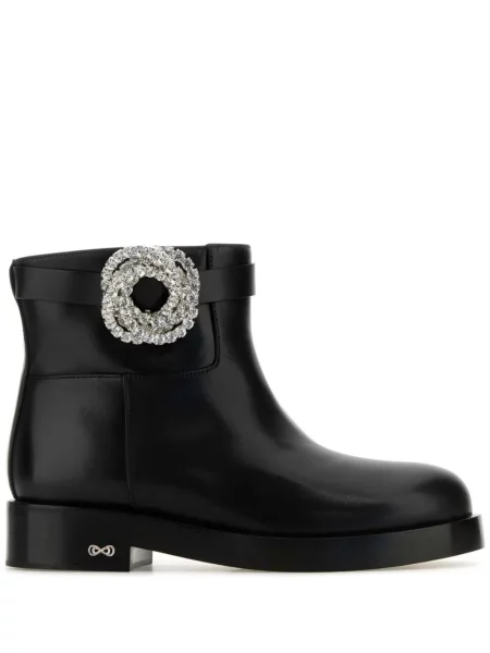 Botine Mach & Mach din piele negru