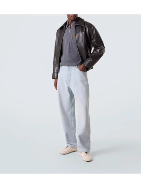 Geanta de piele Bottega Veneta maro