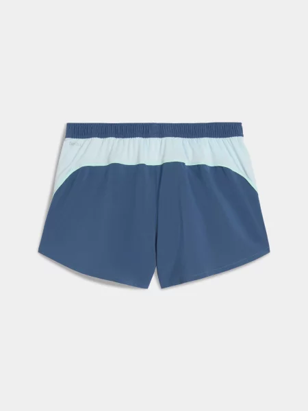 Короткие спортивные шорты Puma для бега синие