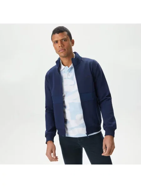 Lacoste Bluza Regular Fit Z Kapturem W Kolorze Granatowym granatowa