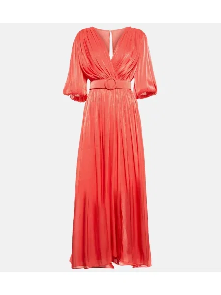 Sukienka midi Costarellos do kolan garniturowa różowa