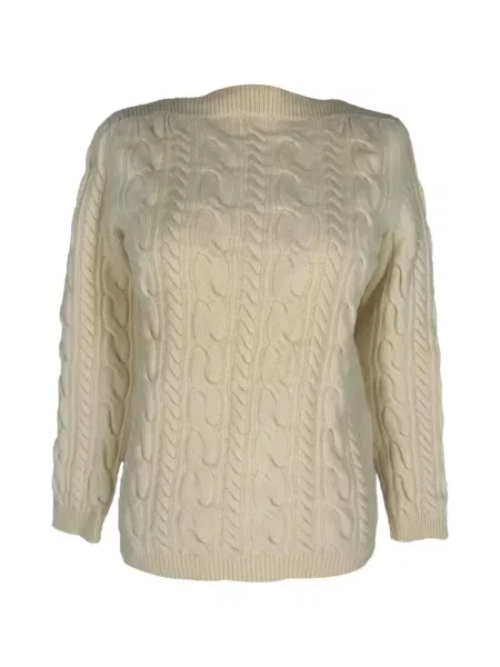 Pulover Max Mara tricotate cu decolteu barcă