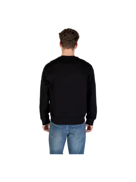 Bluza Armani Exchange z okrągłym dekoltem czarna