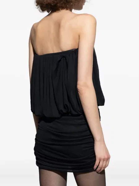 Rochie Isabel Marant plisată de costum negru