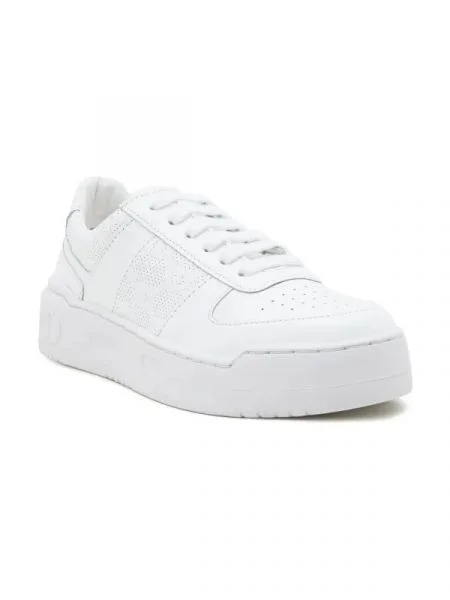 TWINSET De piele sneakers alb