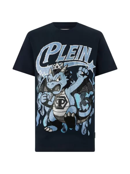 Stras tricou Philipp Plein albastru