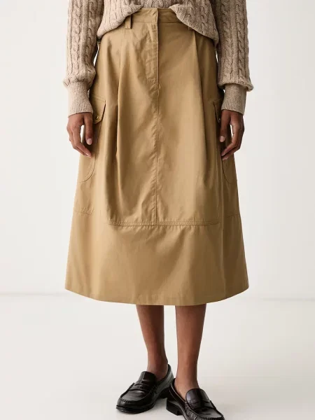 Barbour sukně Carly hnědé