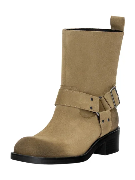 Pull&Bear Botine închis bej