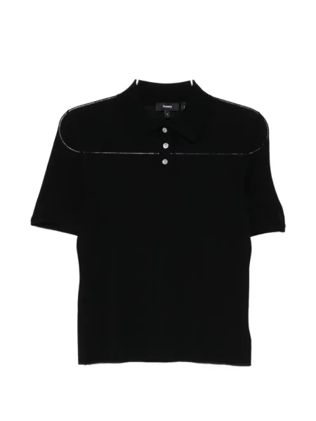 Tricou polo Theory negru