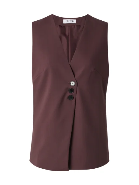 EDITED Vestă Vanessa burgundy roșu