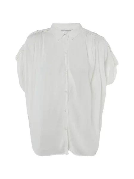 Top Dvf Diane Von Furstenberg din crep alb