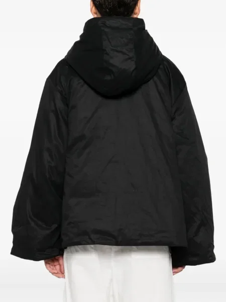 Geacă By Malene Birger cu glugă negru