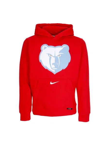 Bluza z kapturem Nike z kapturem czerwona