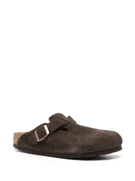 Zomšinės kambarinės šlepetės Birkenstock ruda