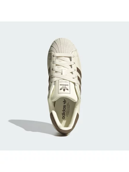 ADIDAS ORIGINALS Tenisky Superstar II / offwhite hnědá