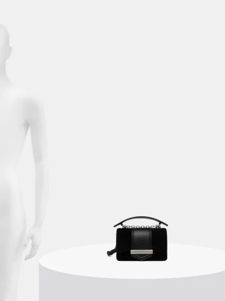 Замшевая сумка через плечо Karl Lagerfeld