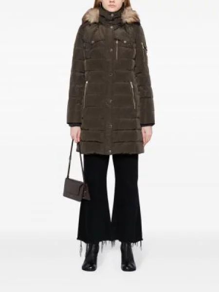 Apykaklė striukė Michael Michael Kors su kailiu