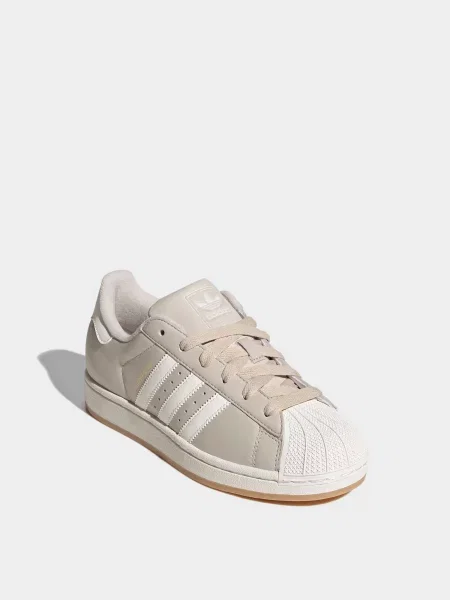 Шкіряні Кеди низькі adidas SUPERSTAR II бежевий