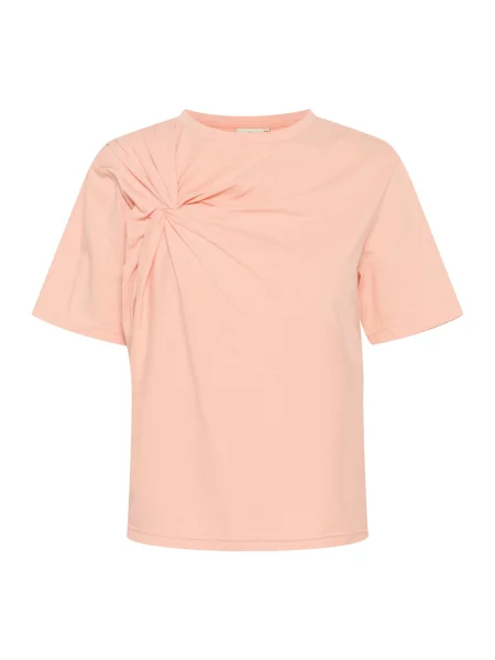 Kaffe Tricou Eloise caisă portocaliu