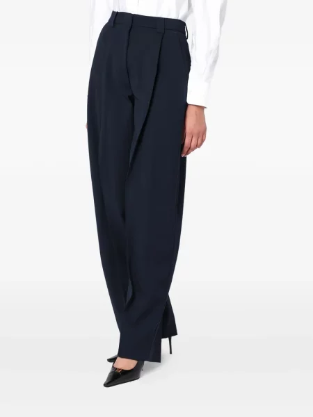 Pantaloni Thelatest plisate albastru