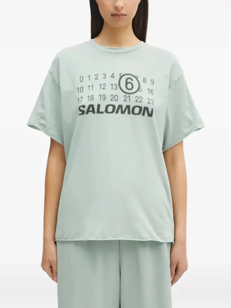 Tricou Mm6 Maison Margiela cu imagine verde