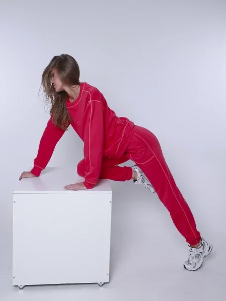 Костюмный спортивный костюм Asalart розовый