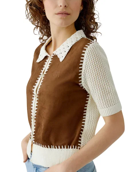 Светр Oui коричневий