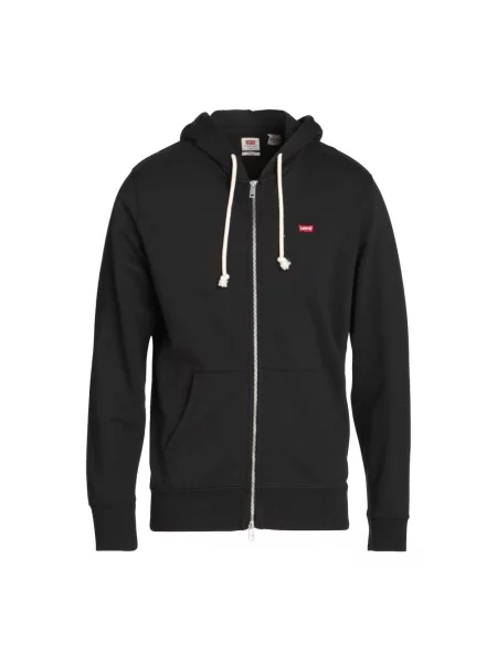 Bluza z kapturem Levi's z kapturem czarna