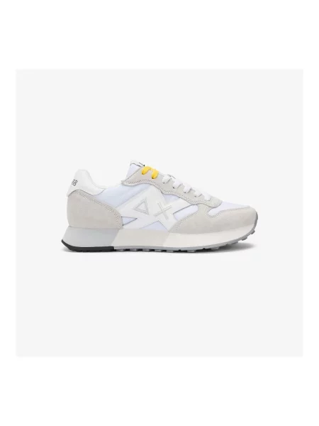 Pantofi Sun68 alb