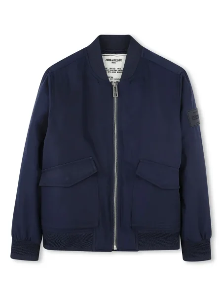 Kurtka bomber dziecięcy Zadig & Voltaire niebieski