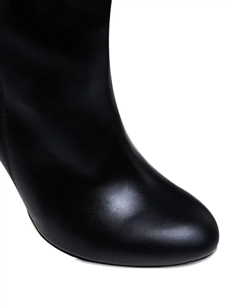 Botine Ginissima din piele negru