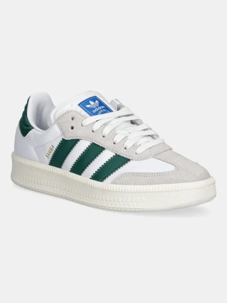 Usnjene superge adidas Originals Samba XLG bela