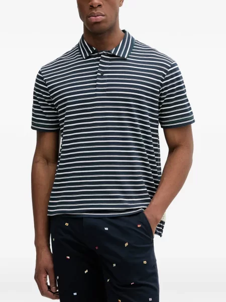 Tricou polo Liu Jo cu dungi albastru