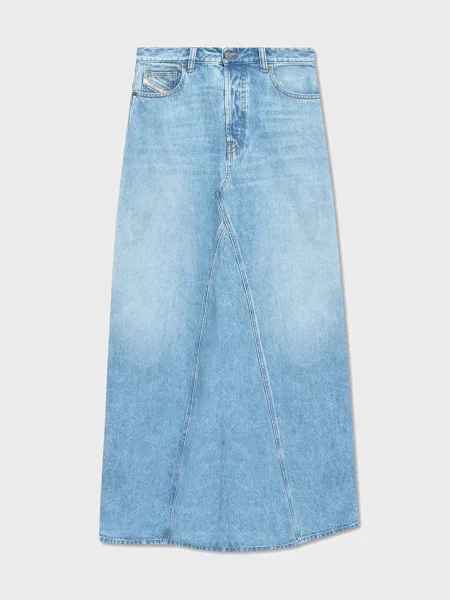 Джинсова спідниця Diesel блакитна