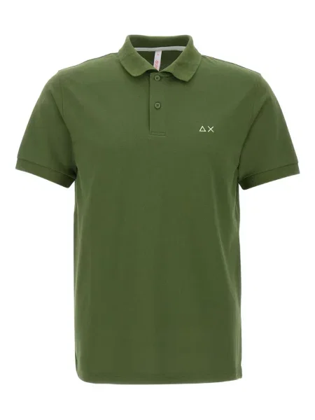 Polo Sun68 cu broderie verde