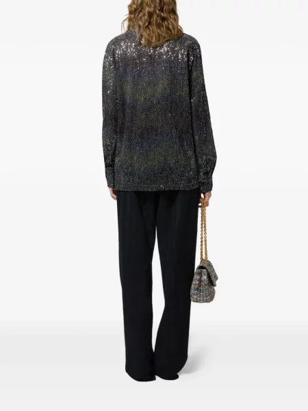 Cămașă Missoni cu paiete negru