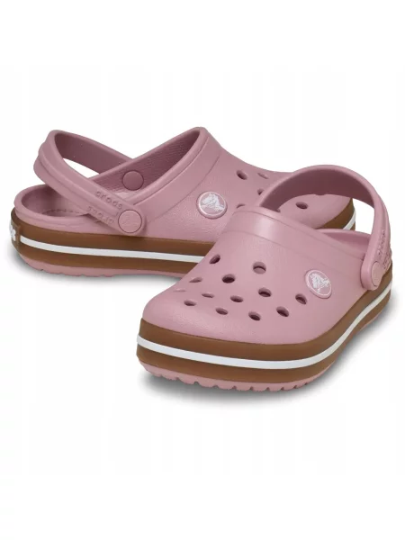 Chodaki Dla Dzieci Crocs Kids Crocband Gum Clog . białe