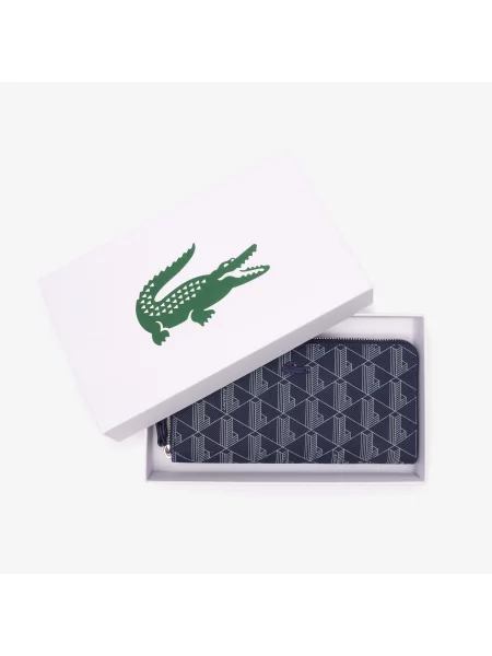 Lacoste гаманець Monogram синій