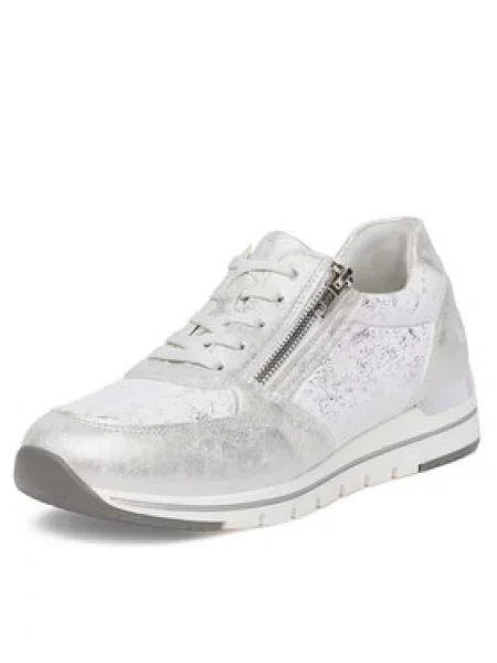 Sneakersy Remonte stříbrné