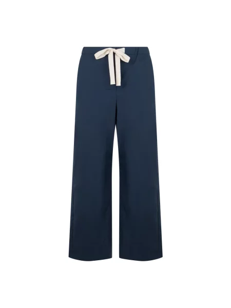 Spodnie Max Mara niebieskie