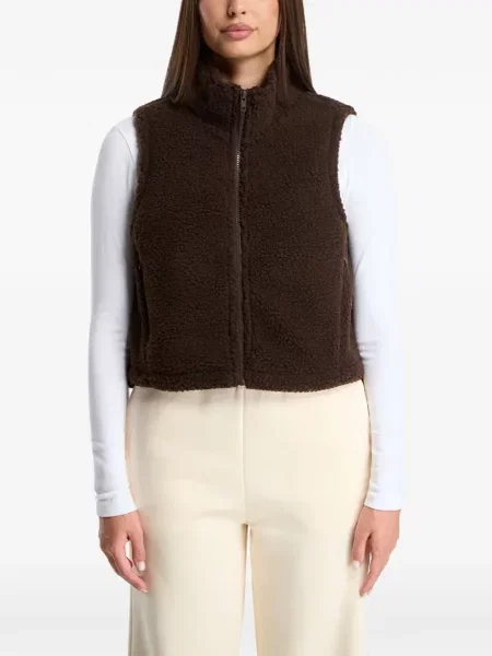 Ursuleț de pluș vestă Urban Classics din fleece maro