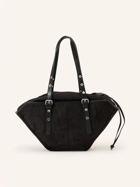 Núnoo Torba Typu Pouch Nora Scale Small schwarz czarna