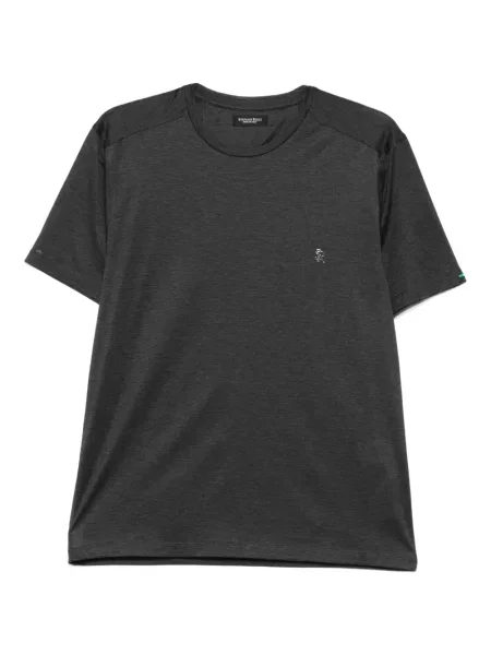 Tricou Stefano Ricci cu broderie gri