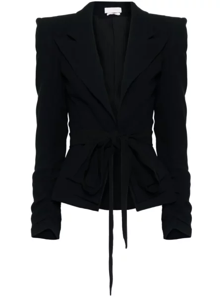 Marynarka Saiid Kobeisy z krepy czarna