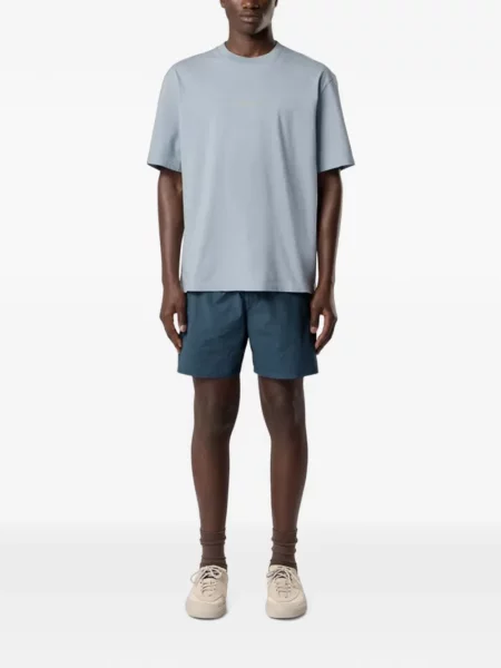 Majica Stone Island s printom s okruglim izrezom plava