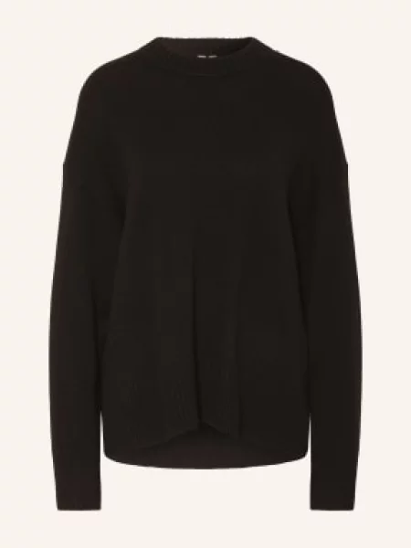 Arket Oversized Svetr Z Kašmíru černá