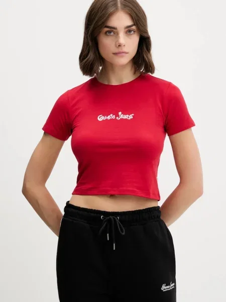 Футболка Guess Jeans червоний